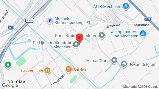 Gewerbeflächen zur Miete i Mechelen – Foto von Google Street View