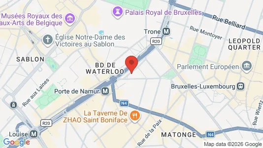 Gewerbeflächen zur Miete i Stad Brussel – Foto von Google Street View