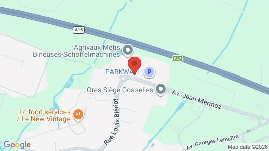 Gewerbeflächen zur Miete i Charleroi - kort over placeringen