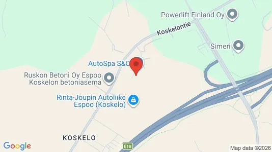 Lager til leie i Espoo – Bilde fra Google Street View