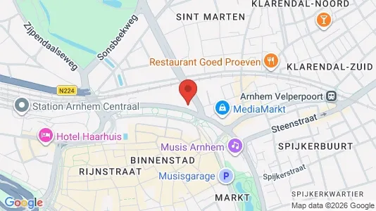 Kantorruimte te huur i Arnhem - Foto uit Google Street View