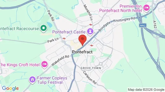 Lokaler til leje i Pontefract - West Yorkshire - Foto fra Google Street View