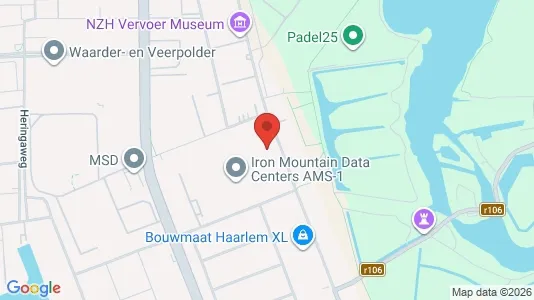 Gewerbeflächen zur Miete i Haarlem - kort over placeringen
