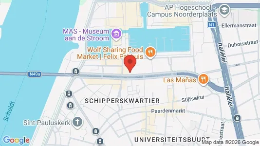Kontorer til leie i Stad Antwerp – Bilde fra Google Street View