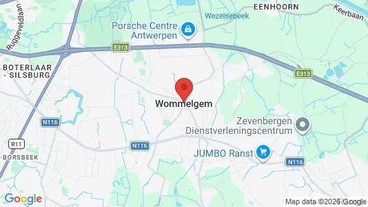 Kantorruimte te huur i Wommelgem - Foto uit Google Street View