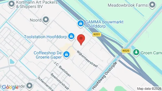 Nieruchomości komercyjne Do wynajęcia i Haarlemmermeer - kort over placeringen
