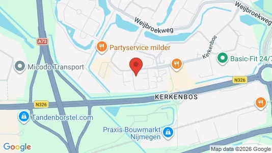 Office spaces for rent i Nijmegen - kort over placeringen