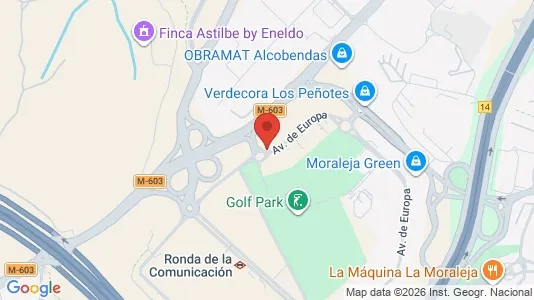 Office spaces for rent i Alcobendas - kort over placeringen