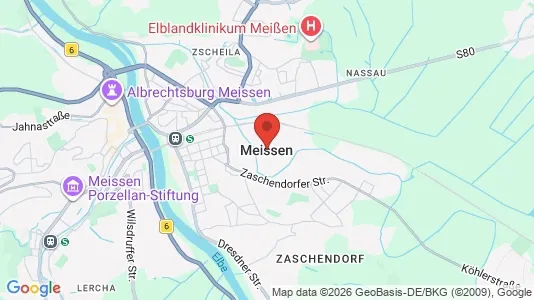 Büros zur Miete i Meissen – Foto von Google Street View