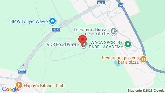 Commercial properties for rent i Waver - kort over placeringen
