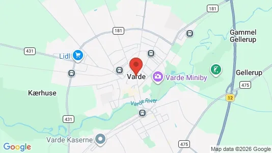 Kaupat Vuokrattavana i Varde - Kuva Google Street Viewstä