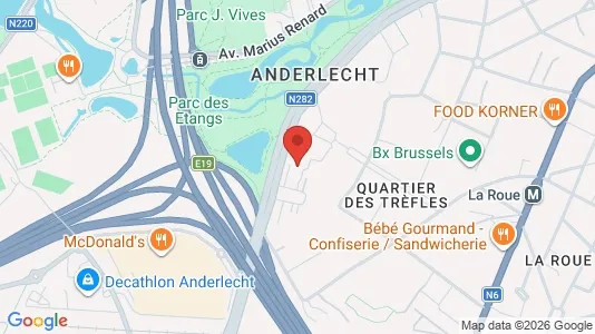 Toimistotilat Vuokrattavana i Bryssel Anderlecht - Kuva Google Street Viewstä