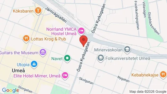 Büros zur Miete i Umeå – Foto von Google Street View