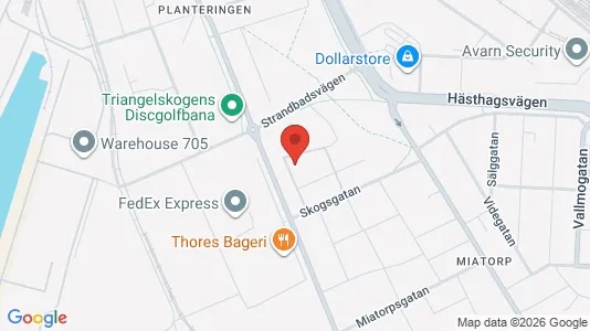 Kontorer til leie i Helsingborg – Bilde fra Google Street View