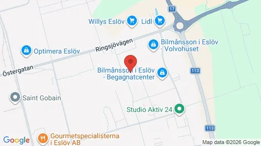 Lokaler til leie i Eslöv – Bilde fra Google Street View