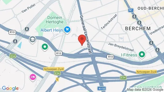 Toimistotilat Vuokrattavana i Stad Antwerp - kort over placeringen