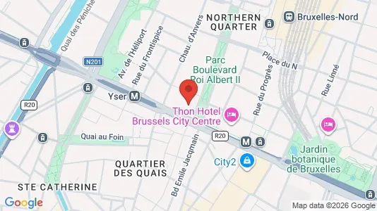 Kontorer til leie i Stad Brussel – Bilde fra Google Street View