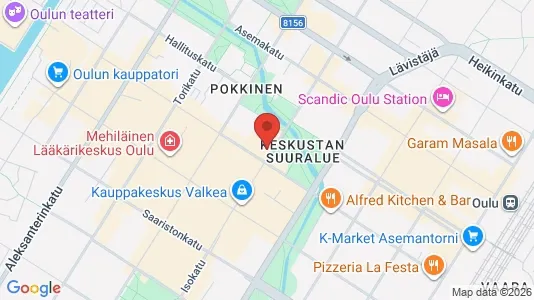 Kontorlokaler til leje i Oulu - Foto fra Google Street View