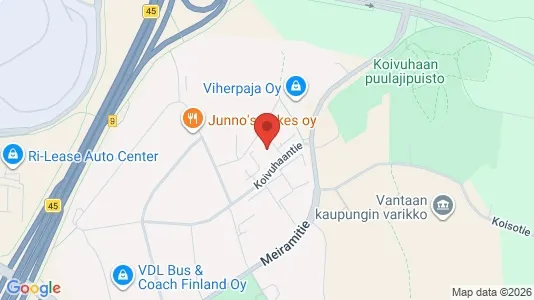 Office spaces for rent i Vantaa - Photo from Google Street View