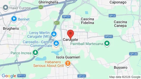 Lager zur Miete i Carugate – Foto von Google Street View