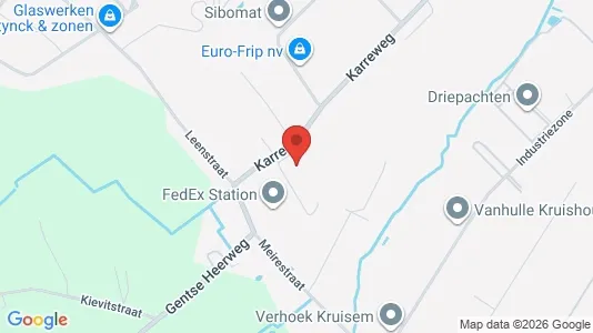Varastot Vuokrattavana i Zulte - Kuva Google Street Viewstä