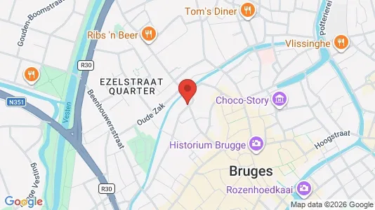 Gewerbeflächen zur Miete i Brugge – Foto von Google Street View