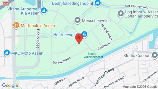 Lokaler til leje i Assen - Foto fra Google Street View