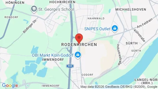 Kontorlokaler til leje i Köln Rodenkirchen - Foto fra Google Street View