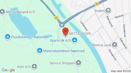 Varastot Vuokrattavana i Næstved - Kuva Google Street Viewstä