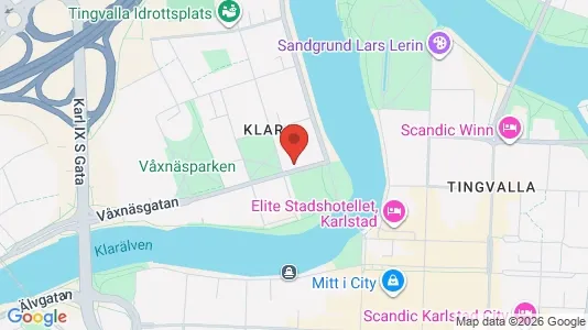 Kontorlokaler til leje i Karlstad - kort over placeringen