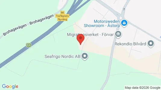 Varastot Vuokrattavana i Åstorp - Kuva Google Street Viewstä