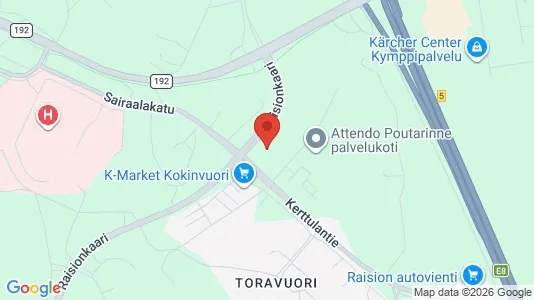 Varastot Vuokrattavana i Raisio - Kuva Google Street Viewstä