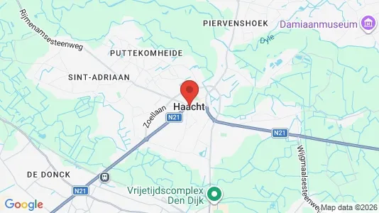 Office spaces for rent i Haacht - kort over placeringen