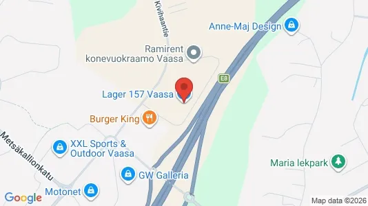 Lager til leie i Vaasa – Bilde fra Google Street View