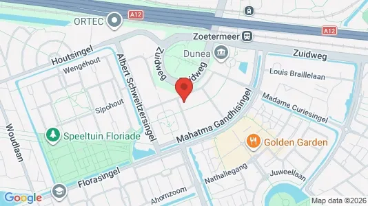 Kontorer til leie i Zoetermeer - kort over placeringen