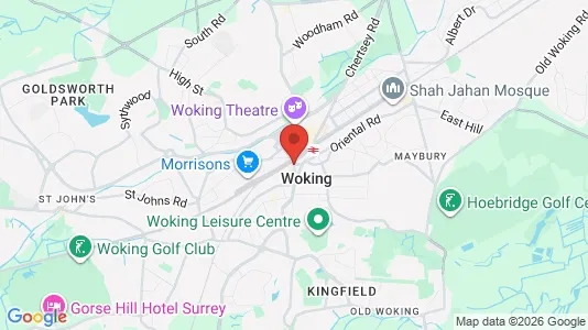 Kontorer til leie i Woking - Surrey – Bilde fra Google Street View