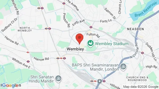 Toimistotilat Vuokrattavana i Wembley - Middlesex - Kuva Google Street Viewstä