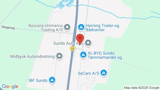 Varastot Vuokrattavana i Sunds - Kuva Google Street Viewstä