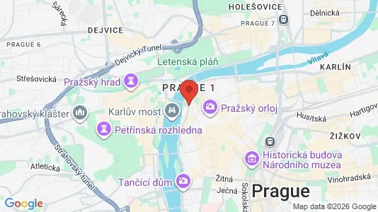 Gewerbeflächen zur Miete i Prag 1 – Foto von Google Street View