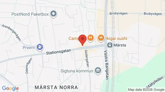 Kontorlokaler til leje i Sigtuna - Foto fra Google Street View