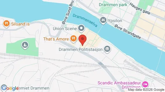 Kontorlokaler til leje i Drammen - Foto fra Google Street View