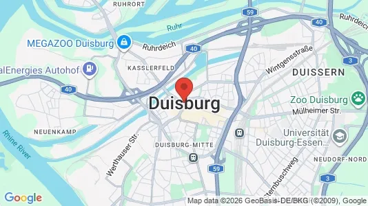 Büros zur Miete i Duisburg – Foto von Google Street View
