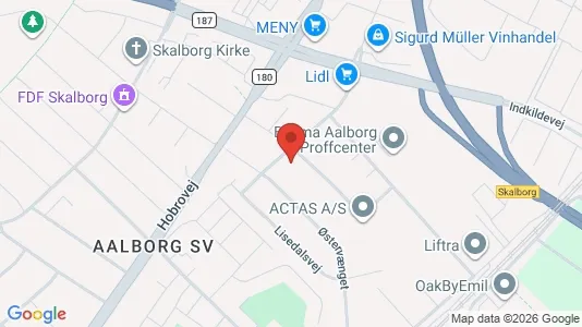 Varastot Vuokrattavana i Aalborg SV - Kuva Google Street Viewstä