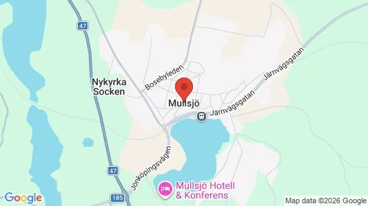 Lokaler til leje i Mullsjö - Foto fra Google Street View