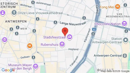 Office spaces for rent i Stad Antwerp - kort over placeringen