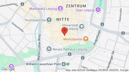 Espacios de oficina En alquiler i Leipzig - kort over placeringen