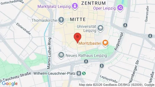 Espacios de oficina En alquiler i Leipzig - kort over placeringen