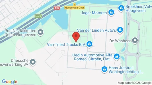 Gewerbeflächen zur Miete i Hoogeveen – Foto von Google Street View