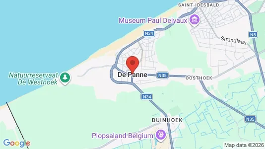 Horeca panden te huur i De Panne - Foto uit Google Street View