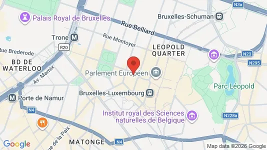 Gewerbeflächen zur Miete i Brüssel Elsene – Foto von Google Street View